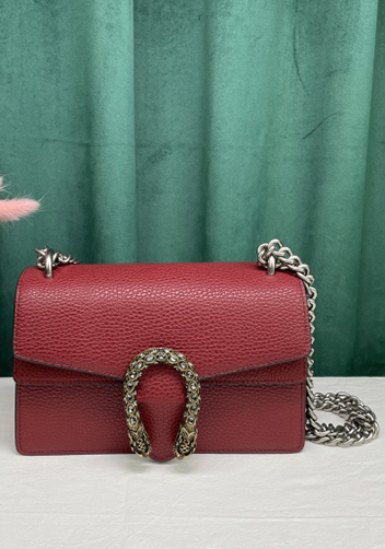 Jess Small Leather Shoulder Bag Burgundy