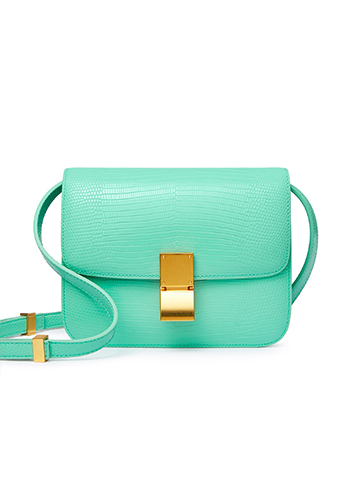 Martha Small Lizard Leather Mint Green