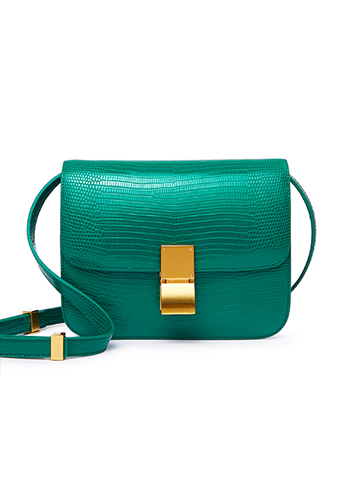 Martha Small Lizard Leather Green