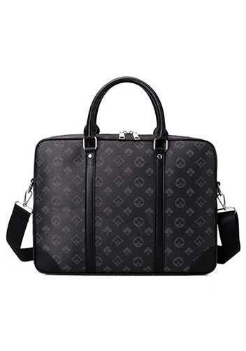 Louisa Poker Vegan Laptop Briefcase Black