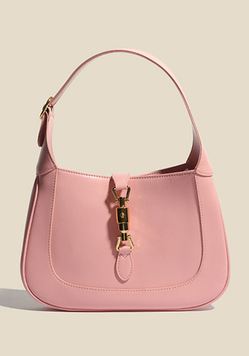 Daphne Leather Shoulder Bag Pink