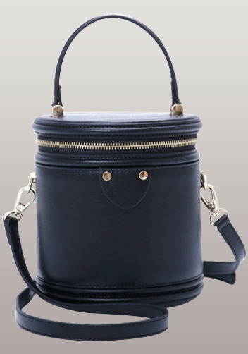 Kathryn Leather Shoulder Bag Black