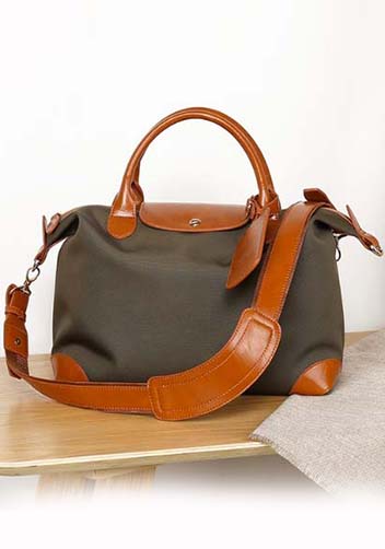 Rachele Nylon Medium Bag Khaki