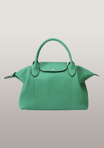 Rachele Leather Medium Bag Green