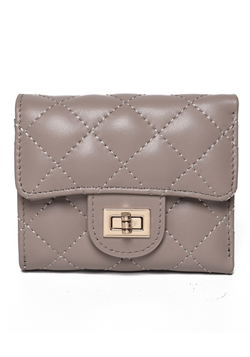 Kimberly Wallet Lambskin Leather Milk Tea Kimberly Wallet Lambskin Leather Milk Tea