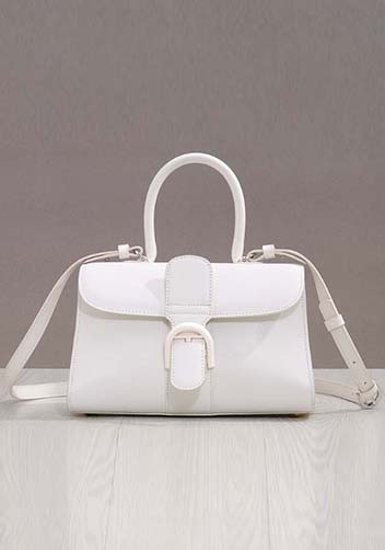 Hurricane Smooth Leather Shoulder Bag White