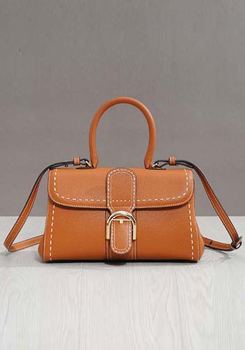 Hurricane Leather Shoulder Bag Camel