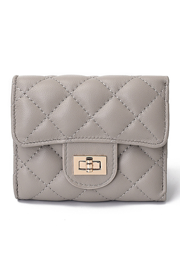 Kimberly Wallet Lambskin Leather Light Grey Kimberly Wallet Lambskin Leather Light Grey