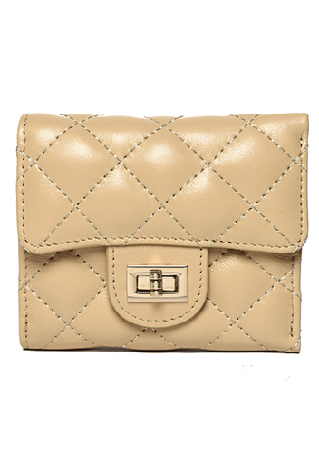 Kimberly Wallet Lambskin Leather Beige Kimberly Wallet Lambskin Leather Beige