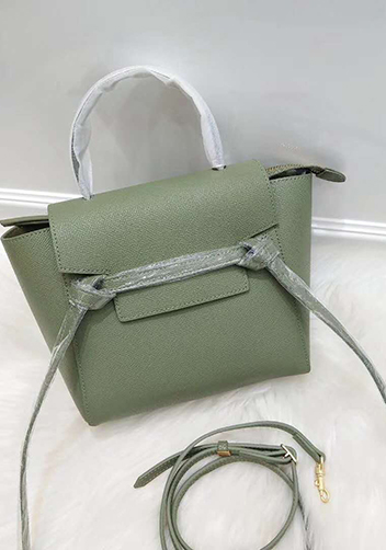 Debbie Top Handle Nano Bag Dark Green