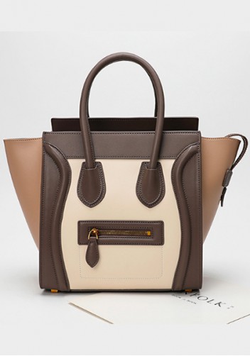 Vanessa Medium Tote Smooth Leather Beige