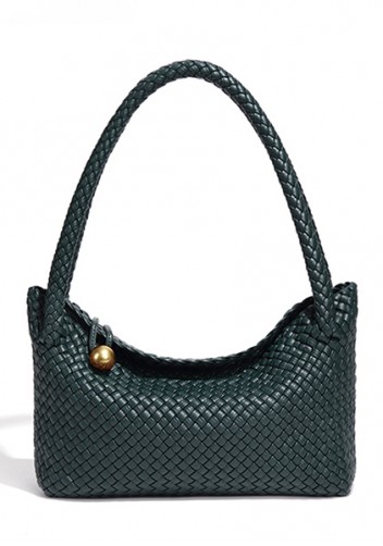 Mia Ball Synthetic Leather Shoulder Bag Emerald Green