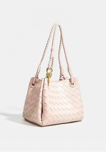Mia Chute Synthetic Leather Small Shoulder Bag Pink