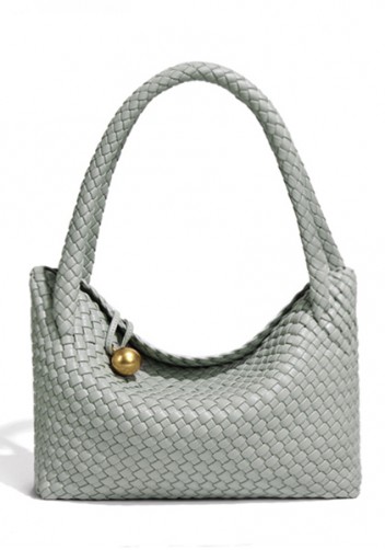 Mia Ball Synthetic Leather Shoulder Bag Agate Grey