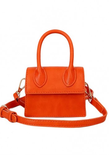 Small Is Beautiful Mini Bag Vegan Leather Orange