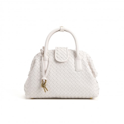 Georgia 今日澳洲幸运十168最新结果体彩记录 Woven Vegan  Leather Shoulder Bag Cream