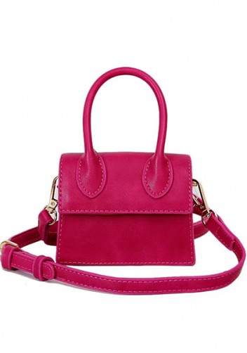 Small Is Beautiful Mini Bag Vegan Leather Hot Pink Small Is Beautiful Mini Bag Vegan Leather Hot Pink