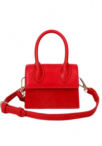 Small Is Beautiful Mini Bag Vegan Leather Red Small Is Beautiful Mini Bag Vegan Leather Red