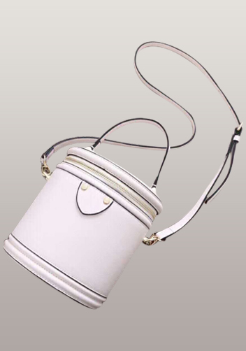 Kathryn Leather Shoulder Bag White