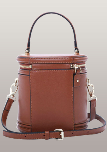 Kathryn Leather Shoulder Bag Brown
