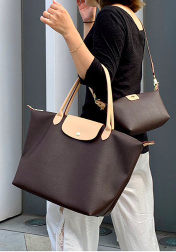 Rachele Vegan Leather Large Bag Coffee