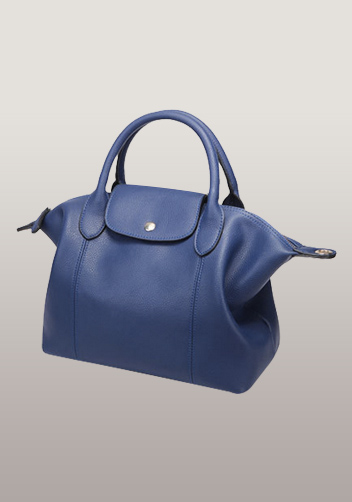 Rachele Leather Medium Bag Blue