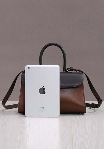 Hurricane Smooth Leather Shoulder Bag Coffee