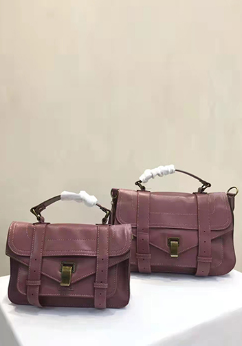 The Cartable Leather Small Bag Burgundy